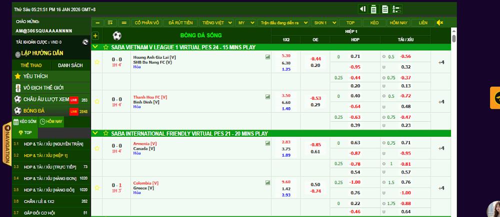 Điểm độc đáo của sảnh cá cược bóng đá Vnz6